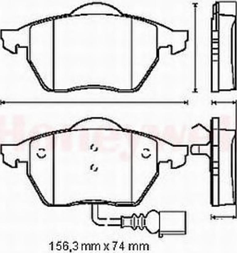 BENDIX 571984 B - Bremžu uzliku kompl., Disku bremzes autospares.lv