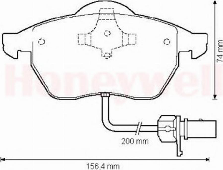 BENDIX 571982X - Тормозные колодки, дисковые, комплект www.autospares.lv