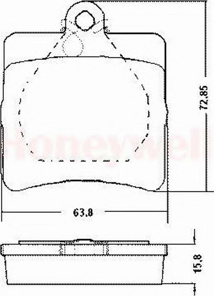 BENDIX 571925B - Bremžu uzliku kompl., Disku bremzes www.autospares.lv