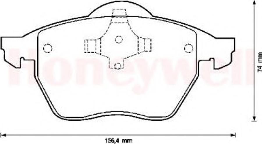 BENDIX 571921B - Тормозные колодки, дисковые, комплект www.autospares.lv