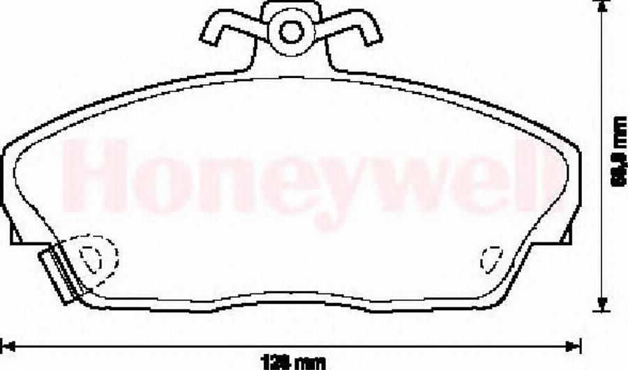 BENDIX 571976B - Brake Pad Set, disc brake www.autospares.lv