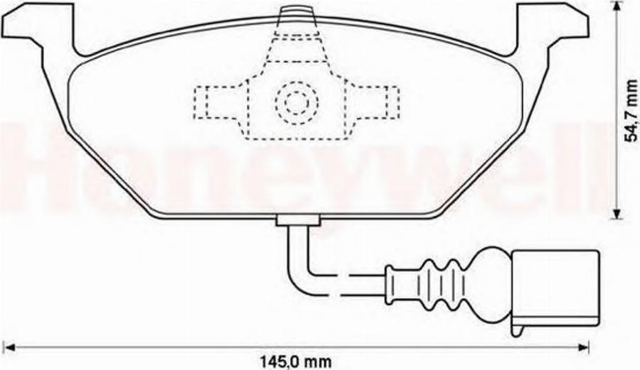 BENDIX 571971X - Тормозные колодки, дисковые, комплект www.autospares.lv