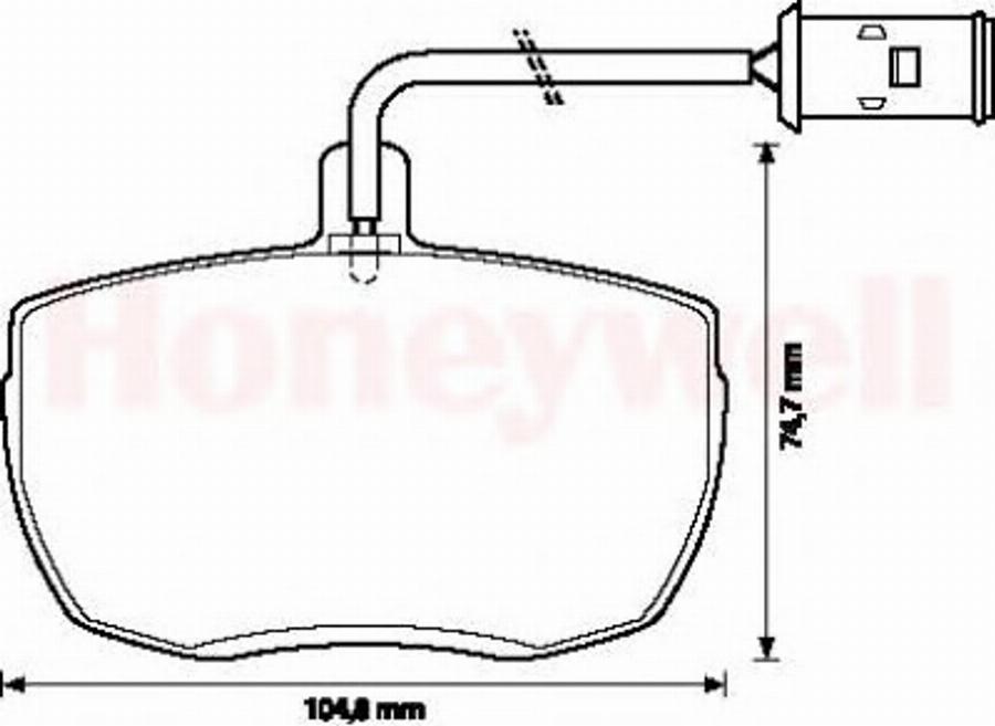 BENDIX 571442B - Bremžu uzliku kompl., Disku bremzes autospares.lv