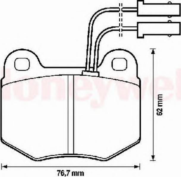 BENDIX 571450B - Bremžu uzliku kompl., Disku bremzes www.autospares.lv