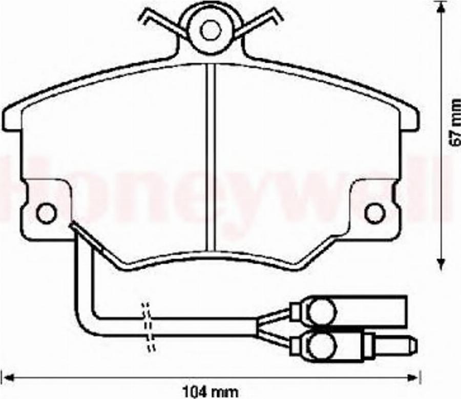 BENDIX 571452B - Bremžu uzliku kompl., Disku bremzes autospares.lv