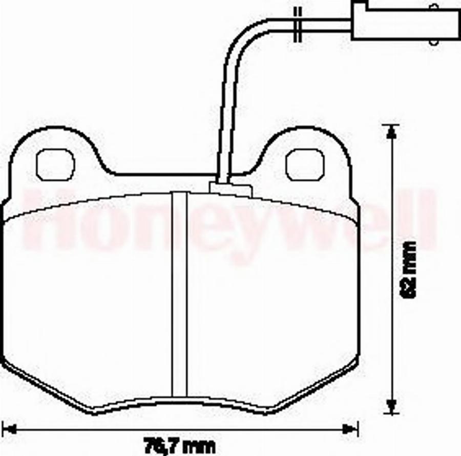 BENDIX 571466B - Bremžu uzliku kompl., Disku bremzes www.autospares.lv