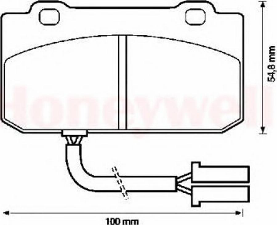 BENDIX 571461B - Bremžu uzliku kompl., Disku bremzes autospares.lv