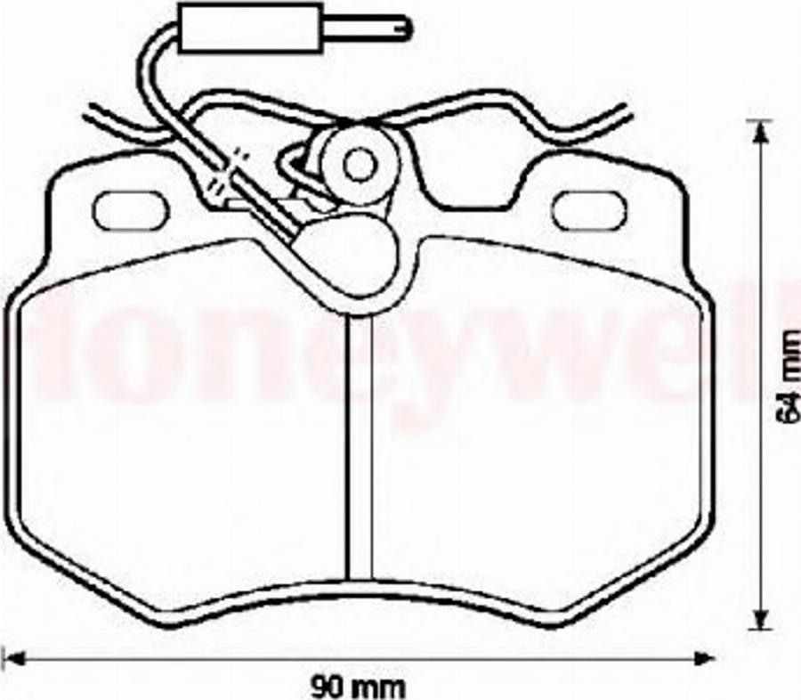 BENDIX 571406X - Bremžu uzliku kompl., Disku bremzes www.autospares.lv