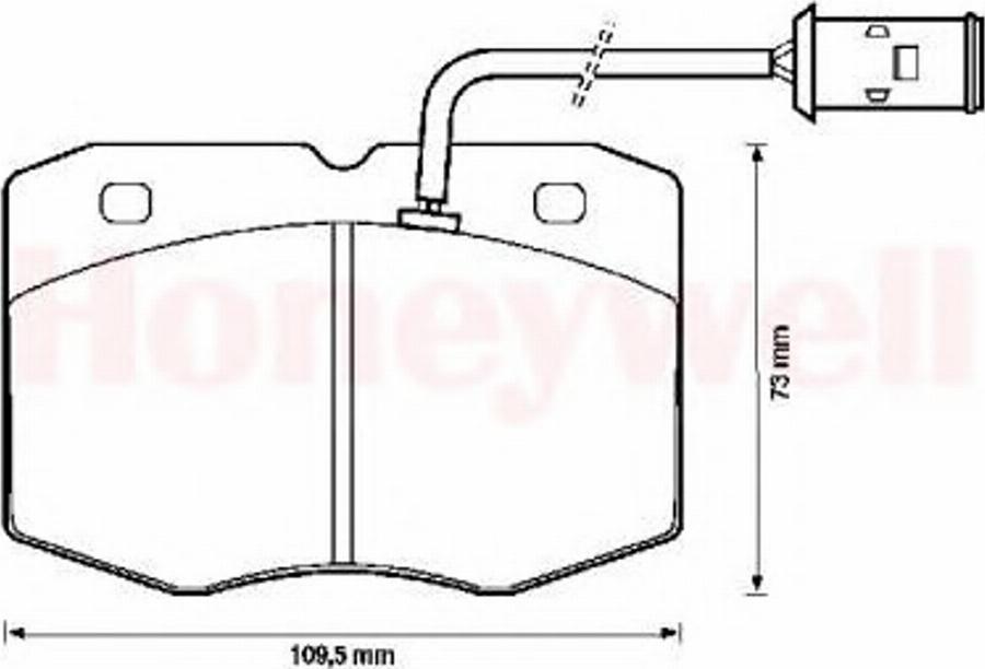 BENDIX 571416B - Bremžu uzliku kompl., Disku bremzes autospares.lv