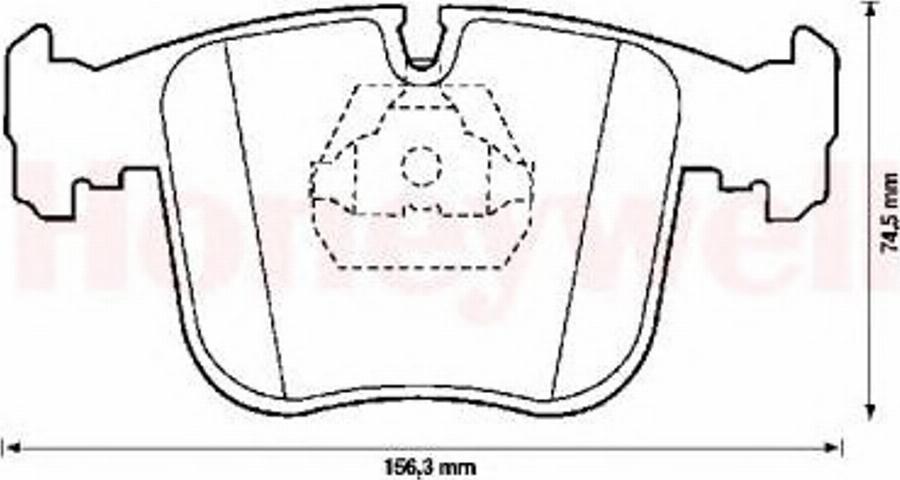 BENDIX 571485B - Brake Pad Set, disc brake www.autospares.lv