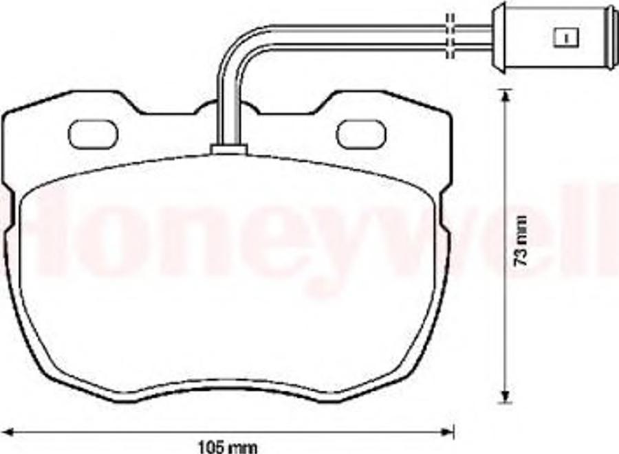 BENDIX 571439B - Тормозные колодки, дисковые, комплект www.autospares.lv