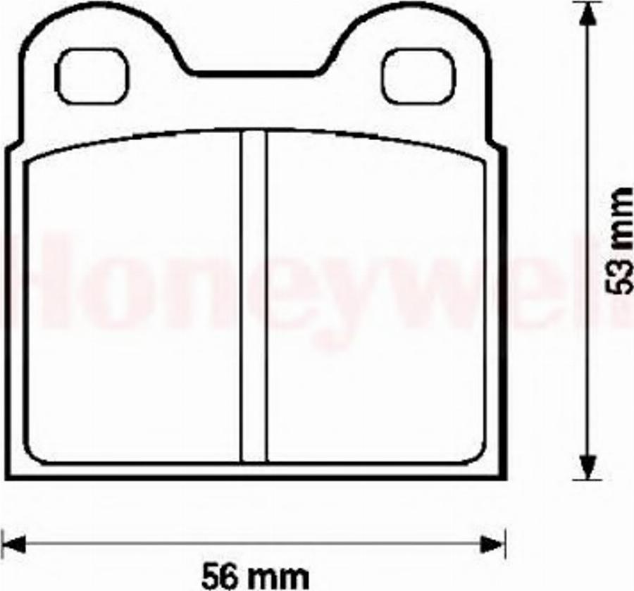 BENDIX 571429B - Тормозные колодки, дисковые, комплект www.autospares.lv