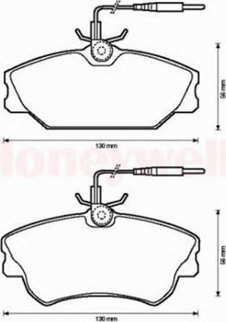 BENDIX 571476B - Bremžu uzliku kompl., Disku bremzes autospares.lv