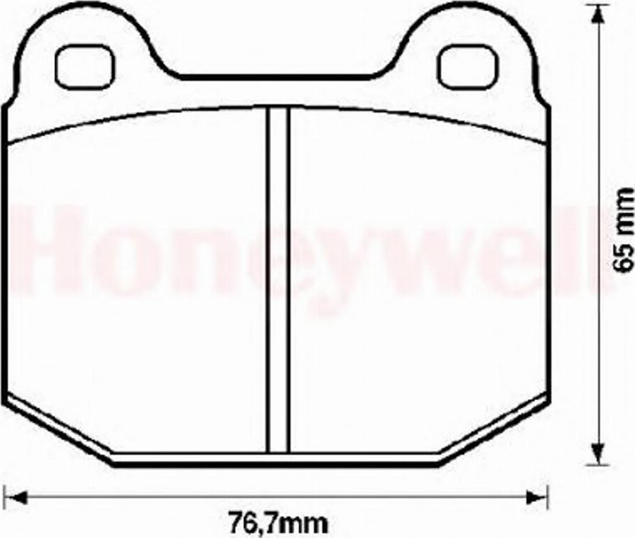 BENDIX 571543B - Bremžu uzliku kompl., Disku bremzes www.autospares.lv