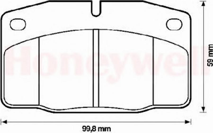 BENDIX 571539B - Тормозные колодки, дисковые, комплект www.autospares.lv