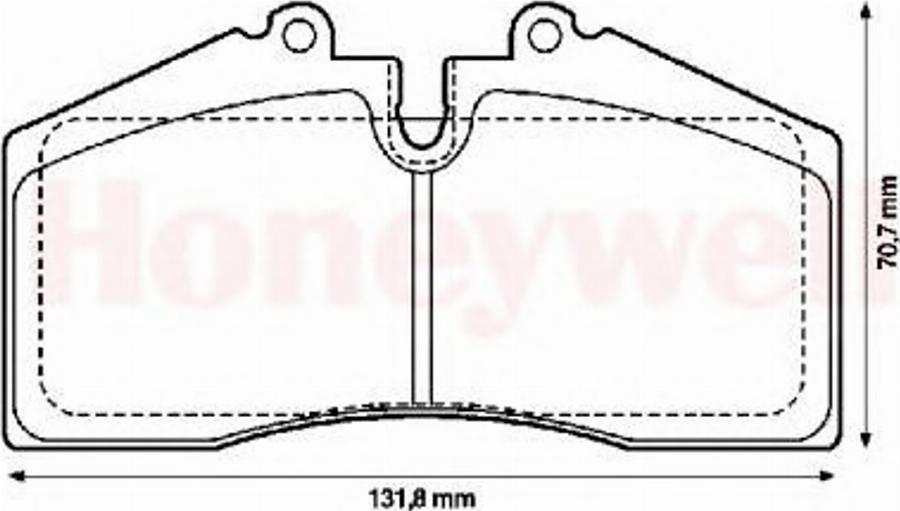 BENDIX 571534B - Bremžu uzliku kompl., Disku bremzes autospares.lv