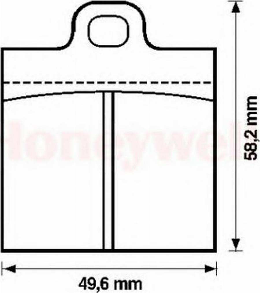 BENDIX 571800B - Тормозные колодки, дисковые, комплект www.autospares.lv