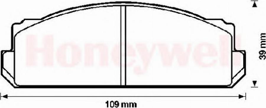 BENDIX 571810B - Тормозные колодки, дисковые, комплект www.autospares.lv