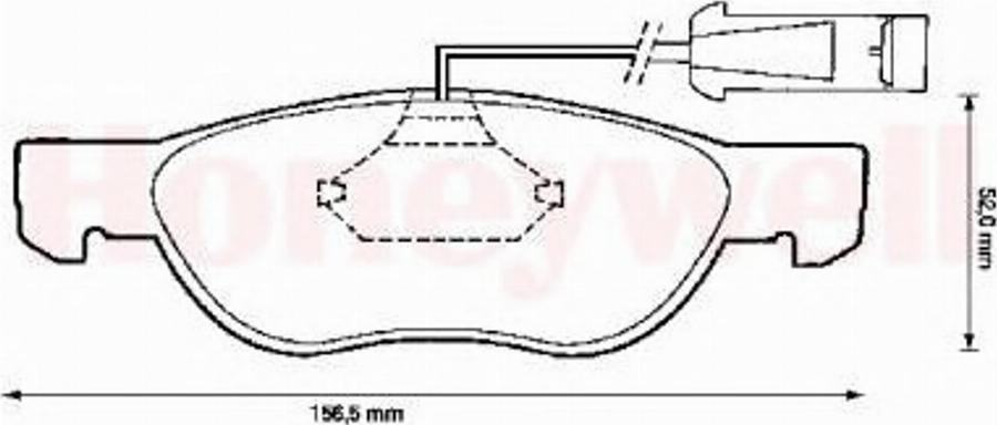 BENDIX 571883B - Bremžu uzliku kompl., Disku bremzes www.autospares.lv