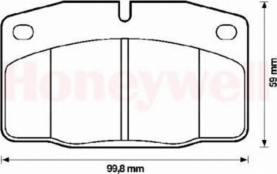 BENDIX 571833X - Тормозные колодки, дисковые, комплект www.autospares.lv