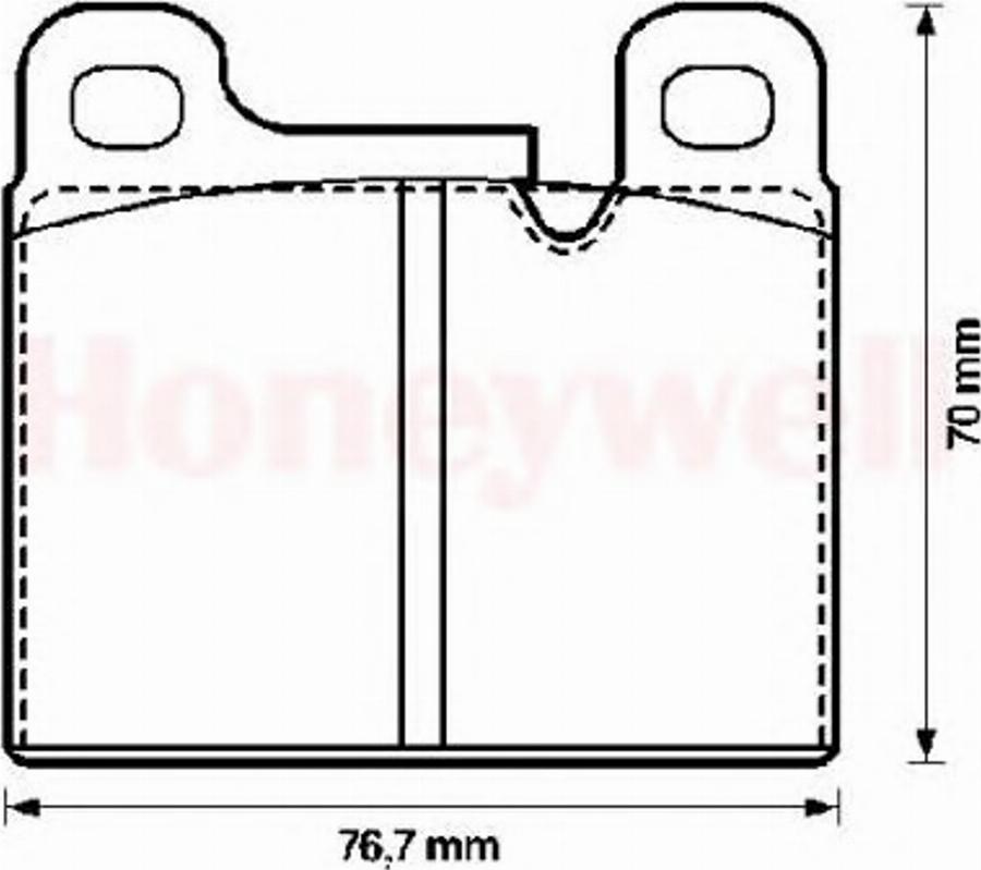 BENDIX 571349B - Тормозные колодки, дисковые, комплект www.autospares.lv