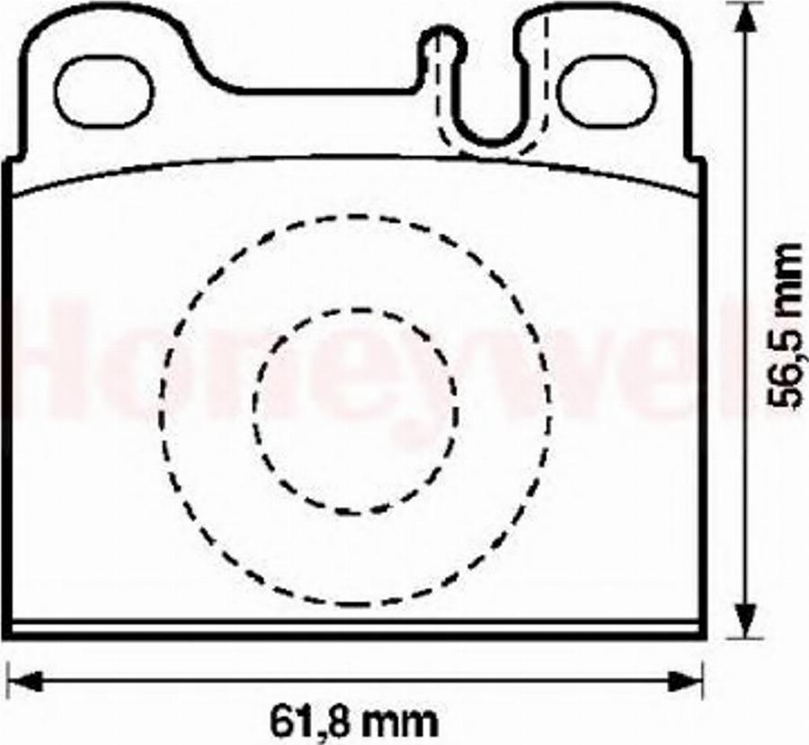 BENDIX 571342B - Тормозные колодки, дисковые, комплект www.autospares.lv