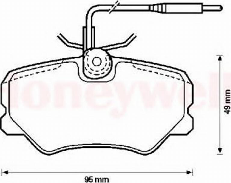 BENDIX 571359B - Bremžu uzliku kompl., Disku bremzes autospares.lv