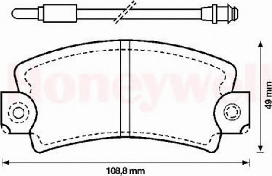 BENDIX 571337B - Bremžu uzliku kompl., Disku bremzes autospares.lv