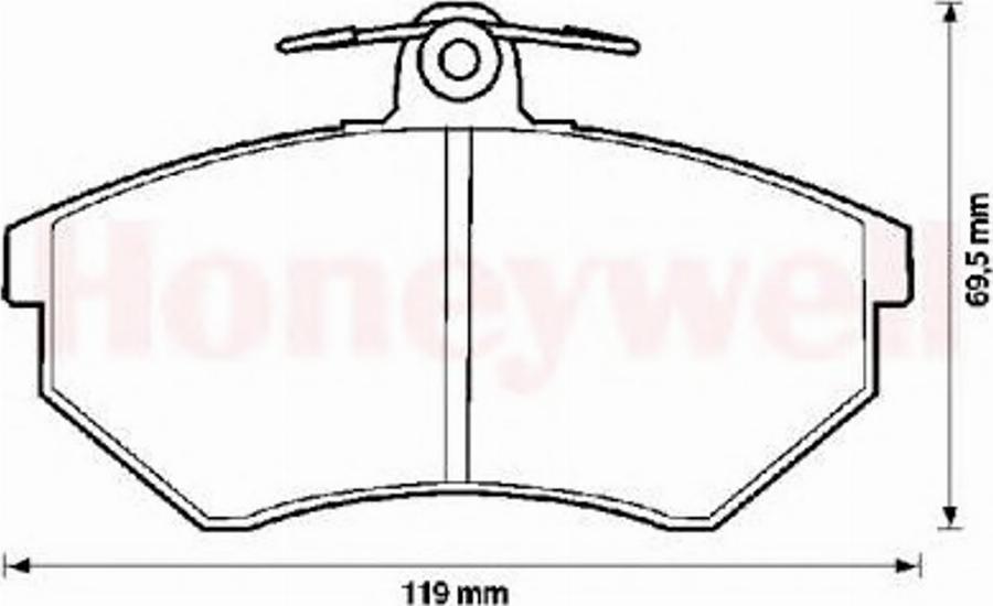 BENDIX 571376X - Тормозные колодки, дисковые, комплект www.autospares.lv