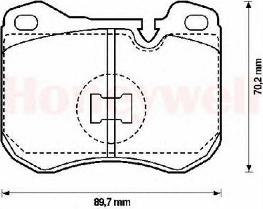 BENDIX 571373B - Brake Pad Set, disc brake www.autospares.lv