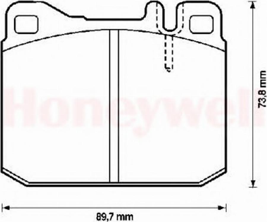 BENDIX 571372B - Bremžu uzliku kompl., Disku bremzes www.autospares.lv