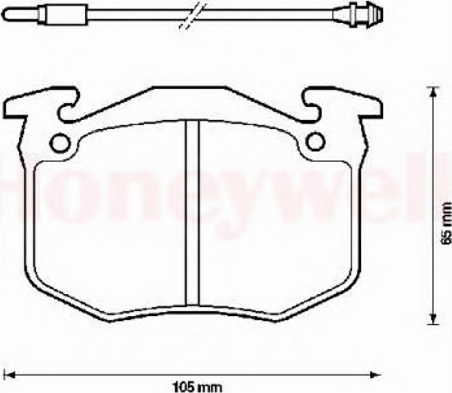 BENDIX 571262X - Bremžu uzliku kompl., Disku bremzes autospares.lv