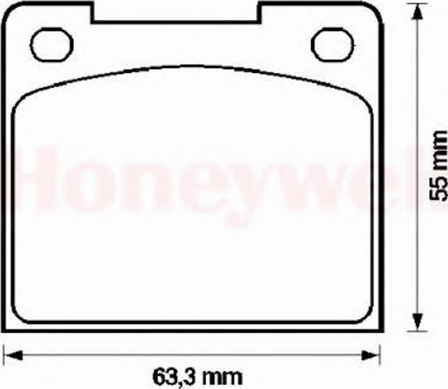 BENDIX 571204B - Bremžu uzliku kompl., Disku bremzes autospares.lv