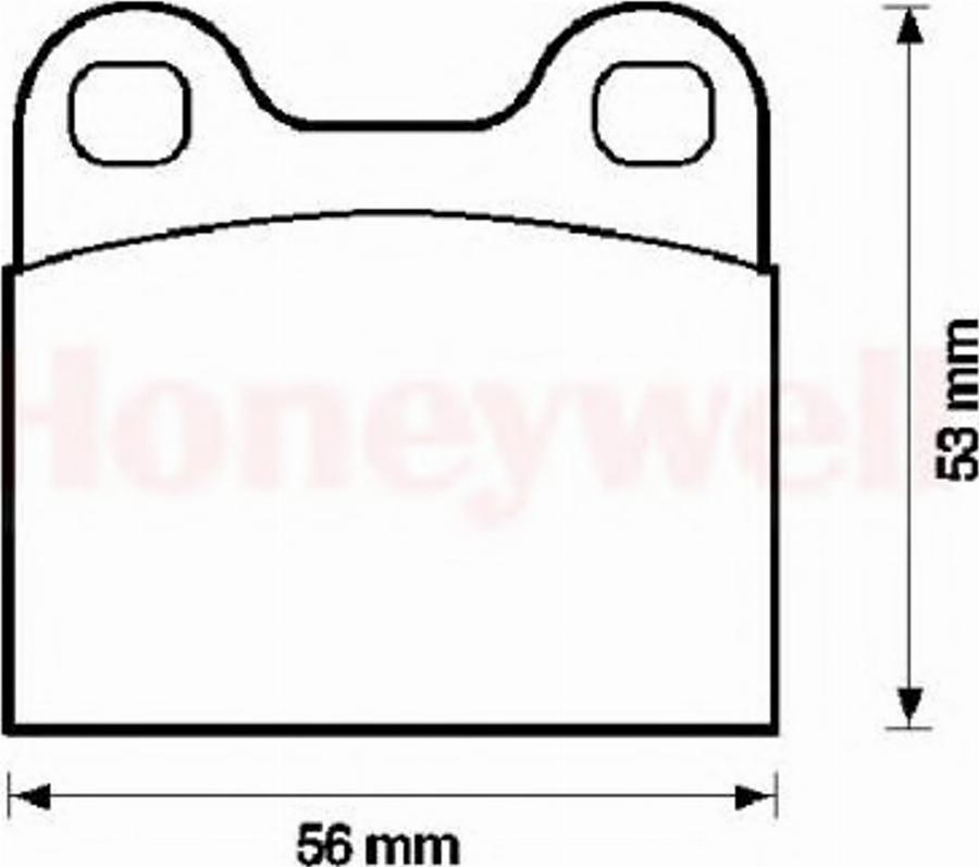 BENDIX 571205B - Brake Pad Set, disc brake www.autospares.lv