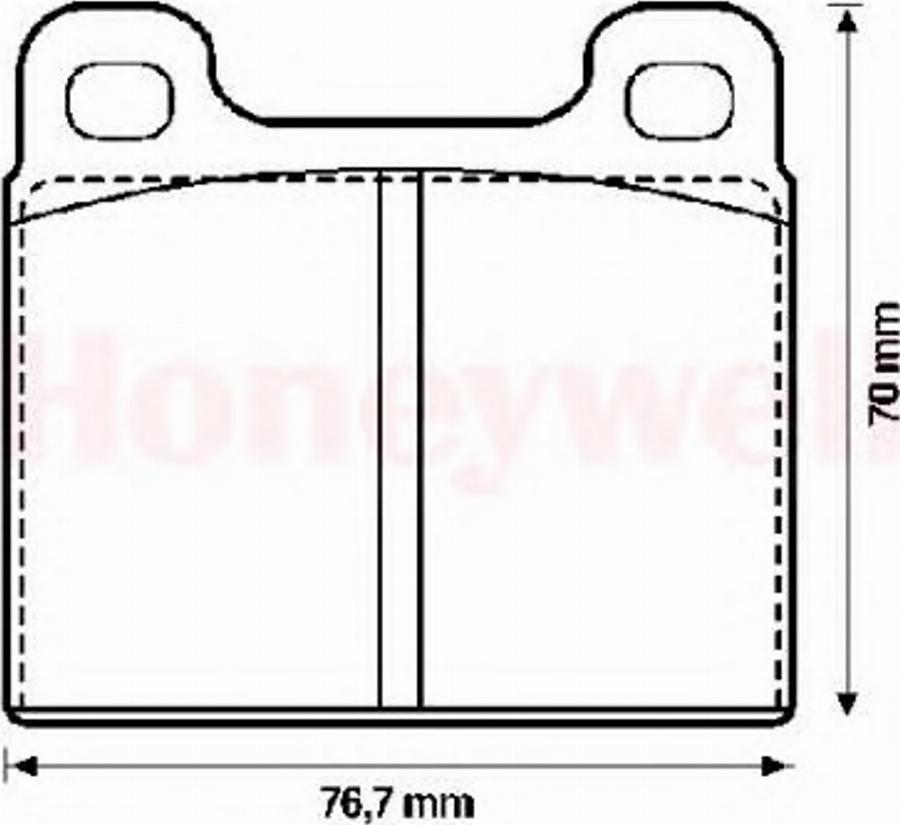 BENDIX 571215B - Bremžu uzliku kompl., Disku bremzes autospares.lv