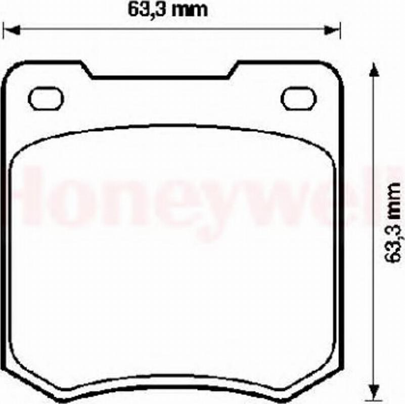 BENDIX 571211B - Bremžu uzliku kompl., Disku bremzes www.autospares.lv