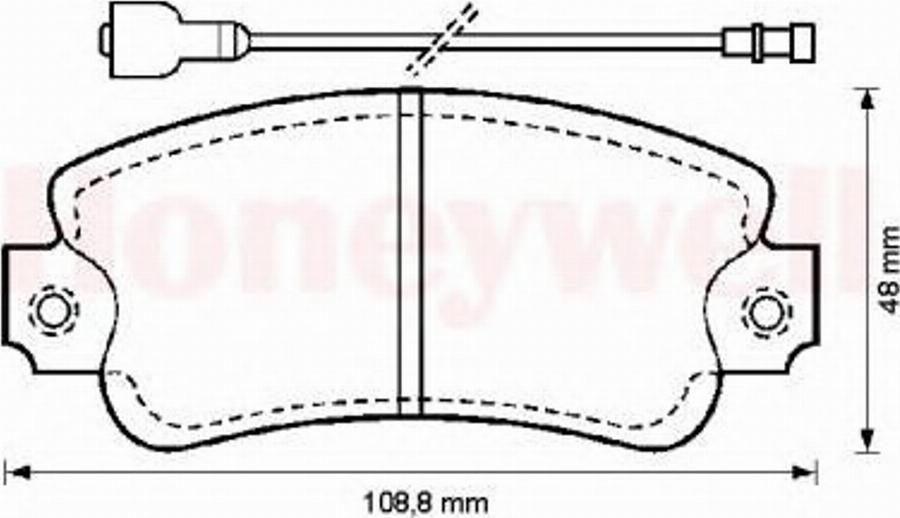 BENDIX 571285B - Bremžu uzliku kompl., Disku bremzes autospares.lv