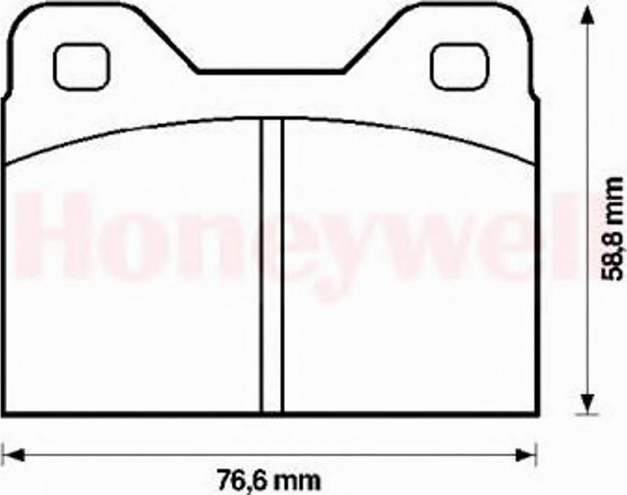 BENDIX 571222B - Bremžu uzliku kompl., Disku bremzes www.autospares.lv