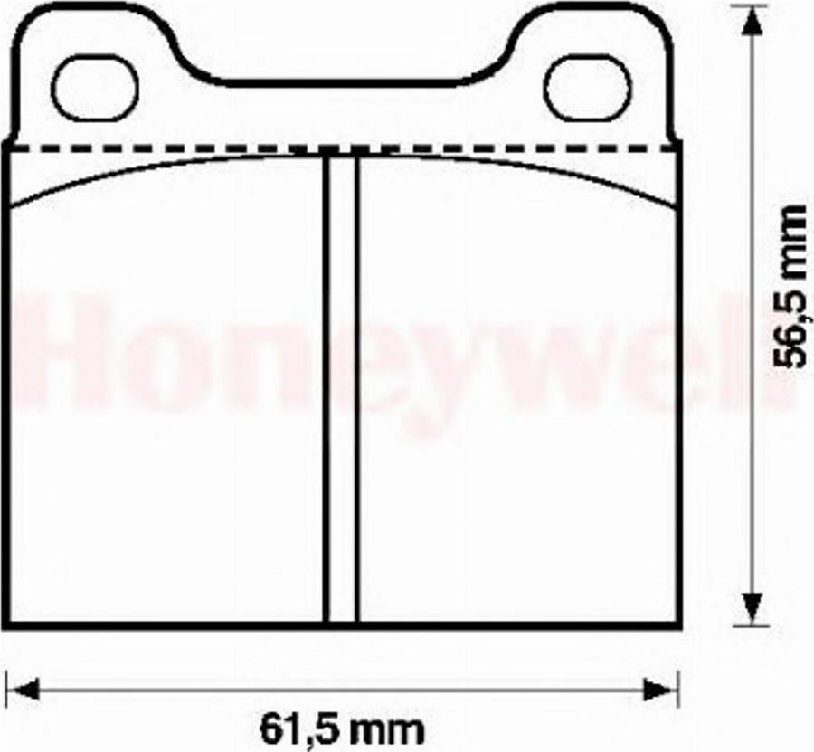 BENDIX 571279B - Bremžu uzliku kompl., Disku bremzes www.autospares.lv