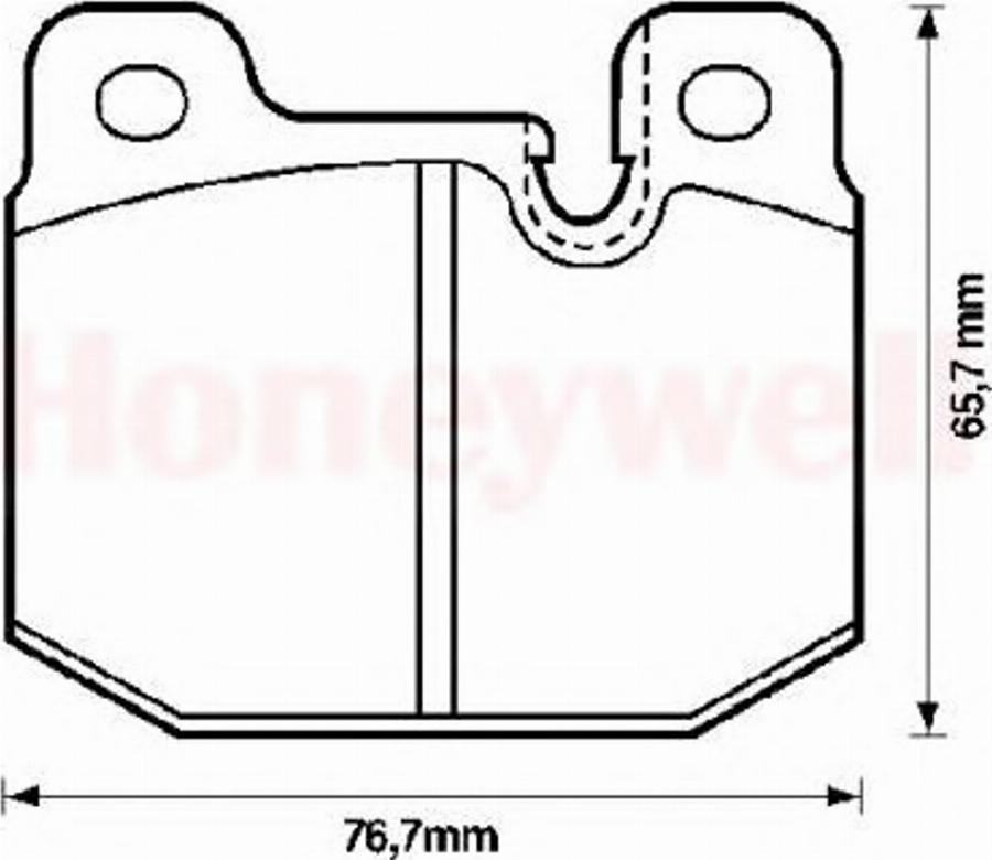 BENDIX 571271B - Brake Pad Set, disc brake www.autospares.lv