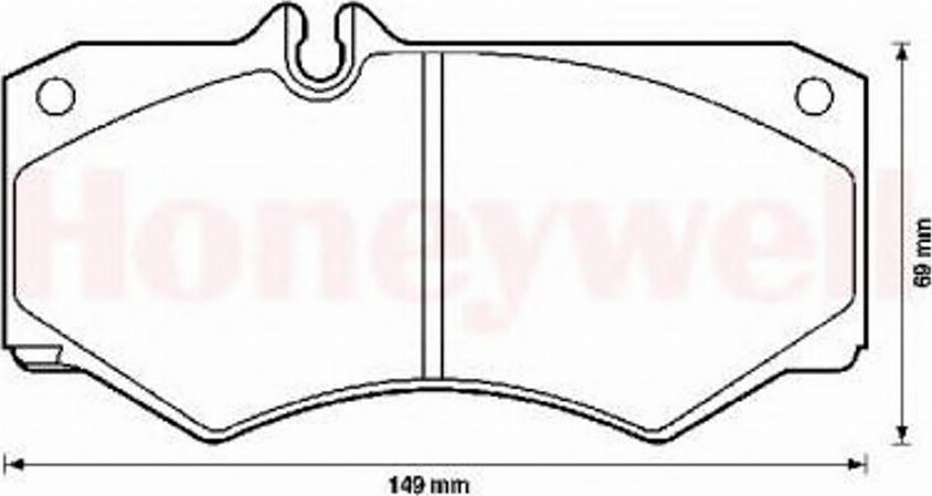 BENDIX 571272B - Bremžu uzliku kompl., Disku bremzes autospares.lv