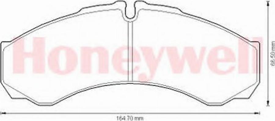 BENDIX 573505B - Brake Pad Set, disc brake www.autospares.lv