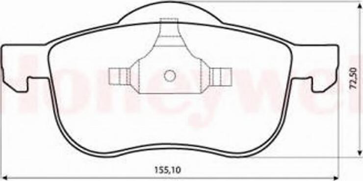 BENDIX 573003 B - Bremžu uzliku kompl., Disku bremzes www.autospares.lv