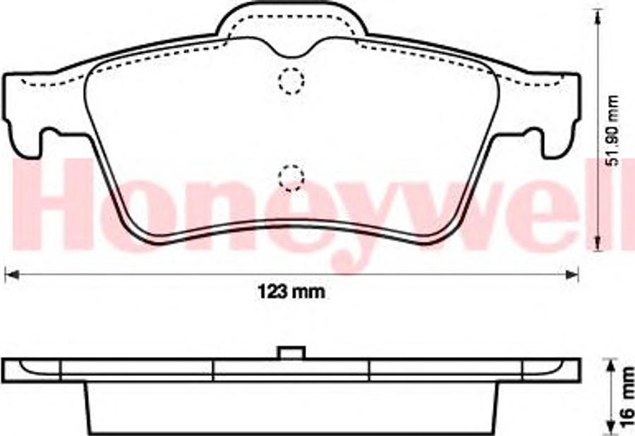 BENDIX 573018B - Тормозные колодки, дисковые, комплект www.autospares.lv