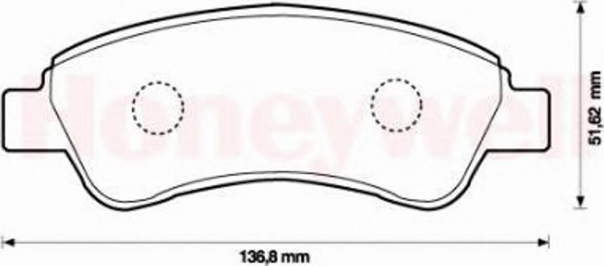 BENDIX 573030 B - Brake Pad Set, disc brake www.autospares.lv