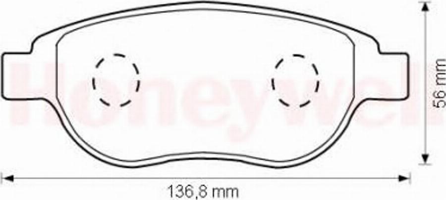 BENDIX 573031B - Brake Pad Set, disc brake www.autospares.lv