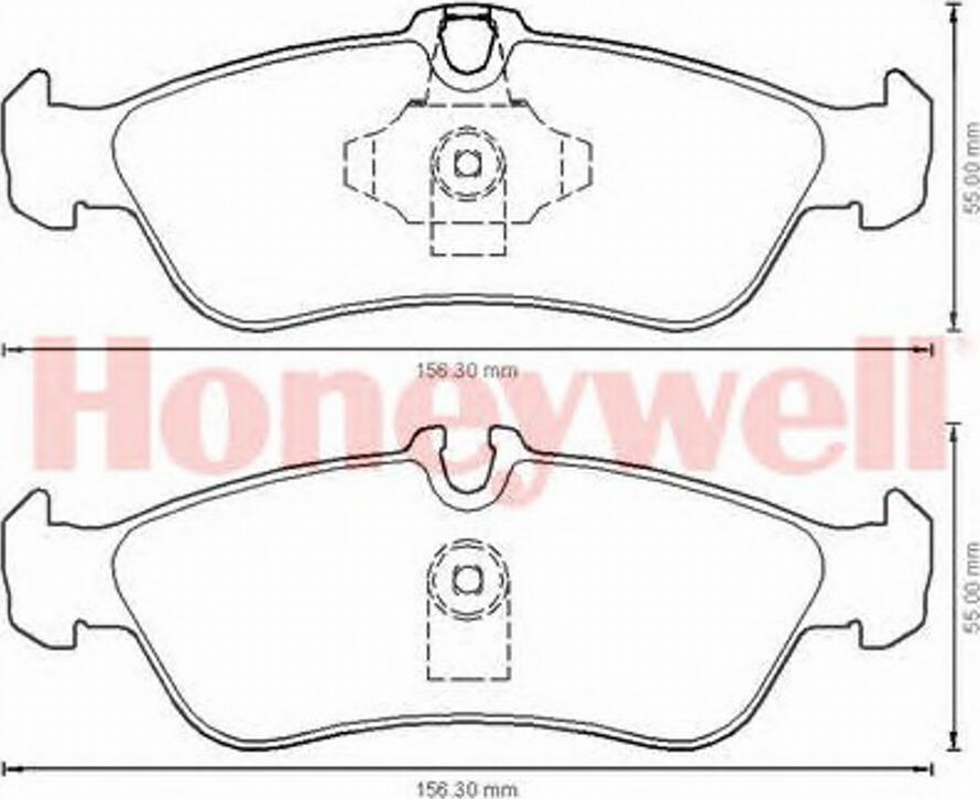 BENDIX 573191B - Тормозные колодки, дисковые, комплект www.autospares.lv