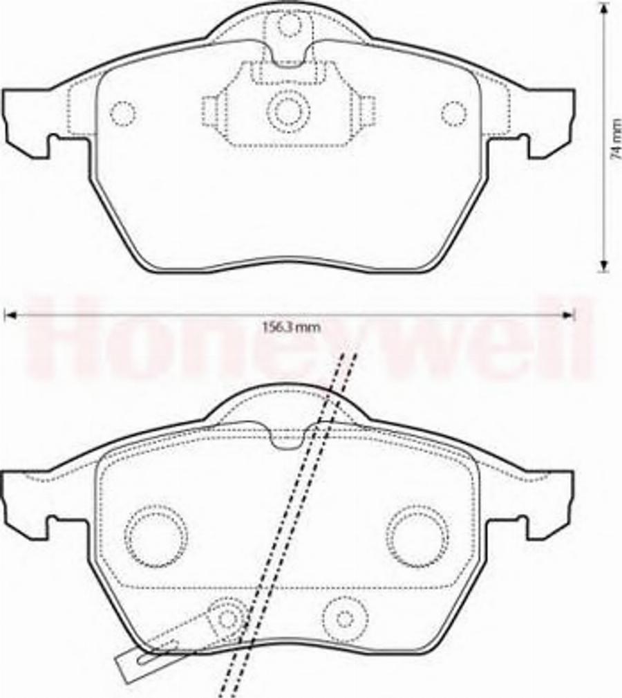 BENDIX 573146B - Bremžu uzliku kompl., Disku bremzes autospares.lv