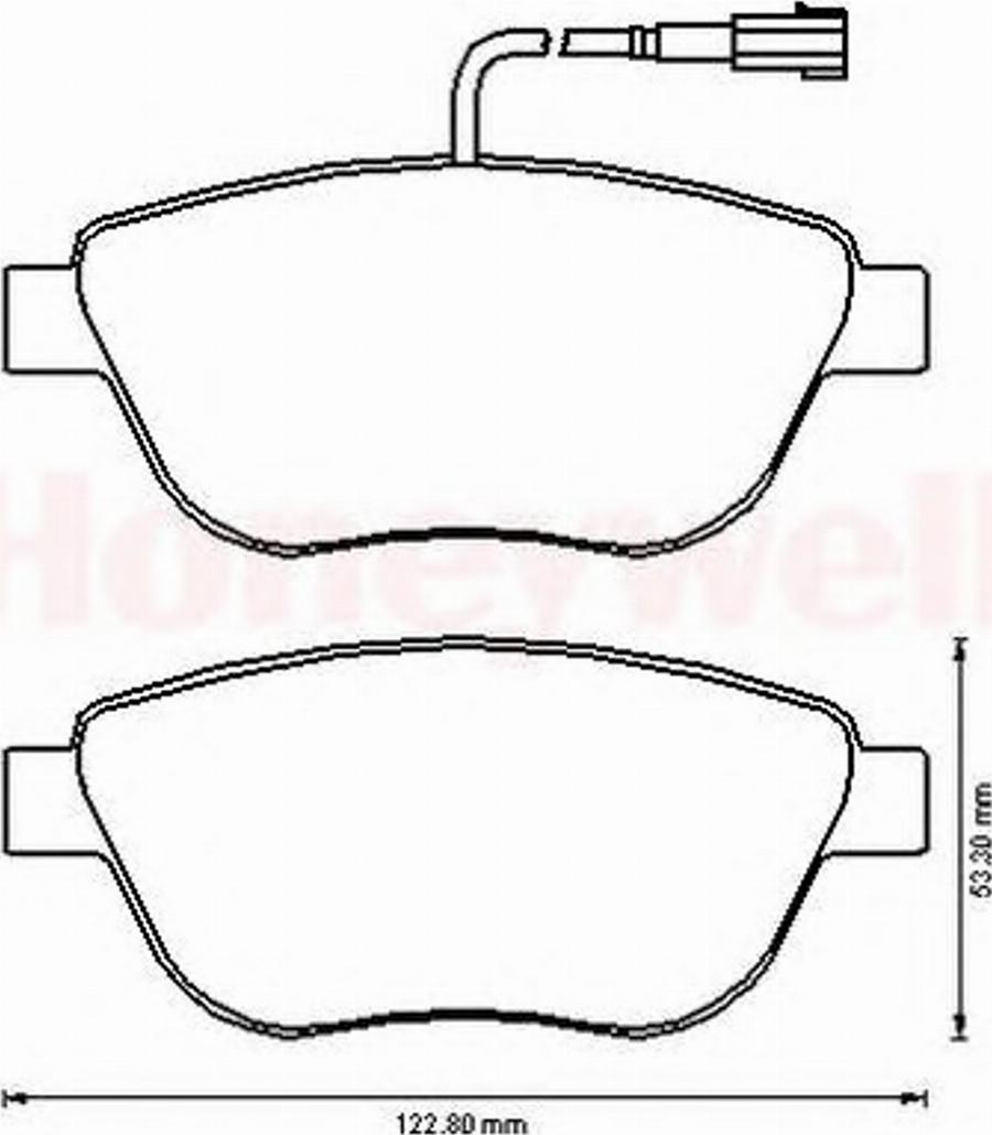 BENDIX 573164B - Bremžu uzliku kompl., Disku bremzes autospares.lv