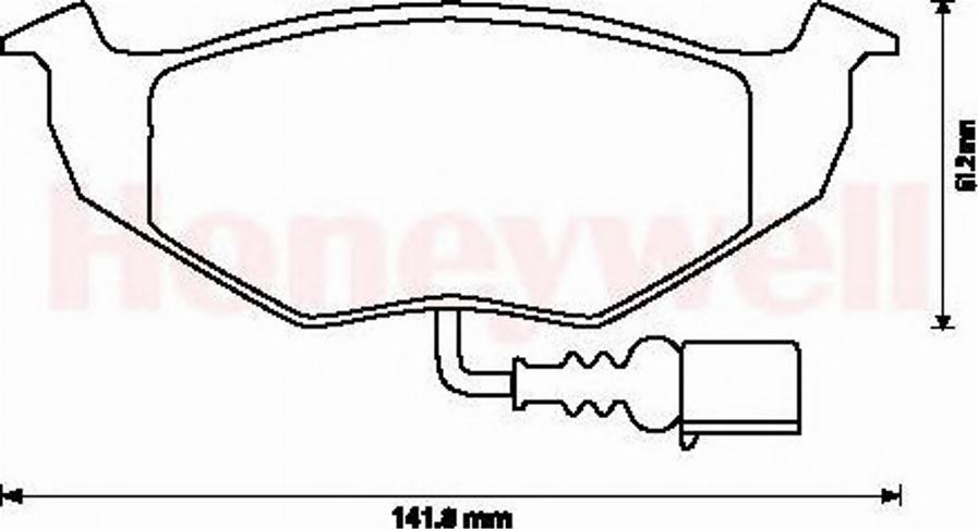 BENDIX 573111B - Brake Pad Set, disc brake www.autospares.lv